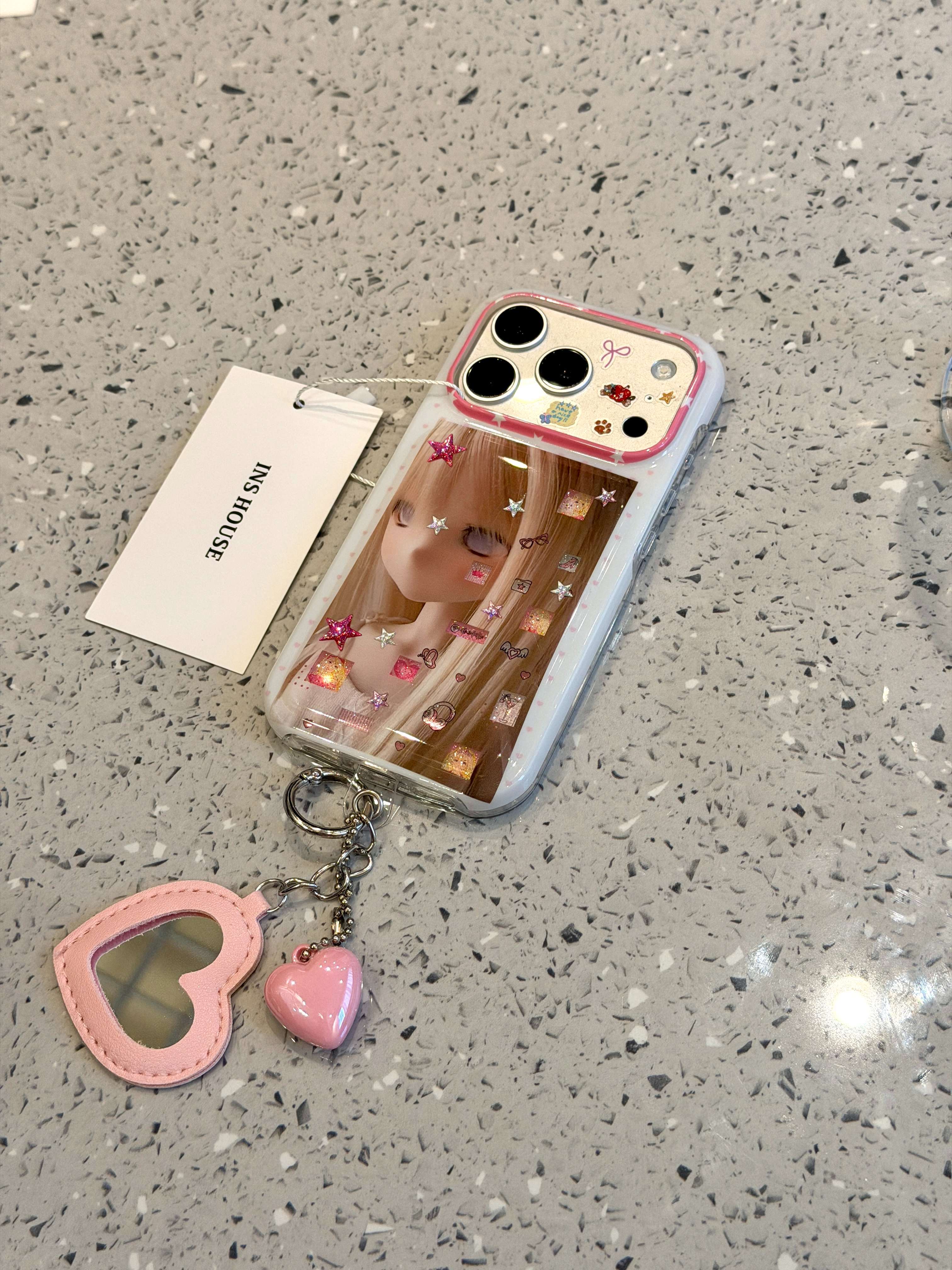 西多士二次元彩星芭比金发女孩侧脸适用于iphone17promax苹果手机壳新款