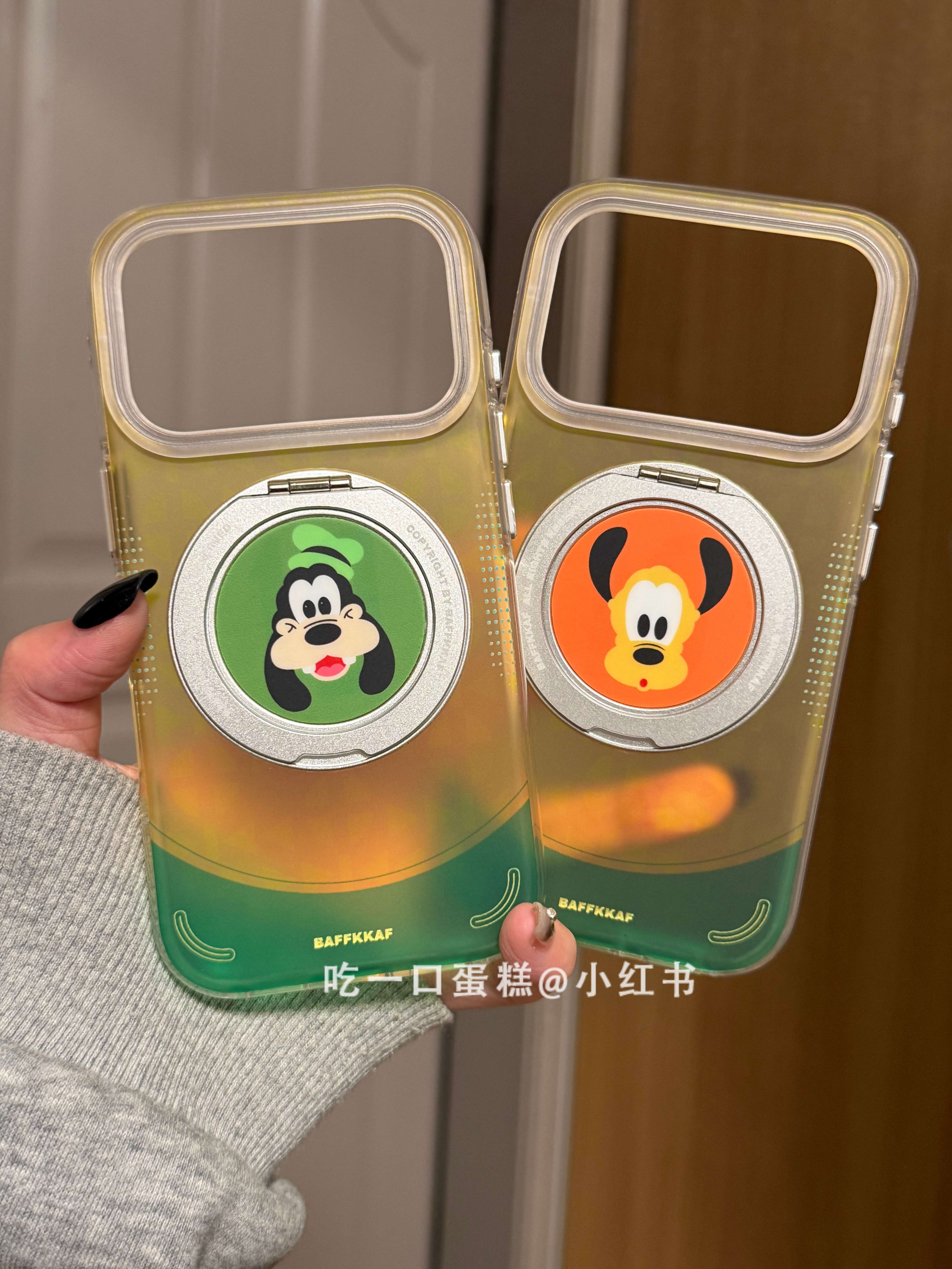 西多士透黄绿拼色高飞布鲁托适用17promax手机壳iphone1615保护套网红