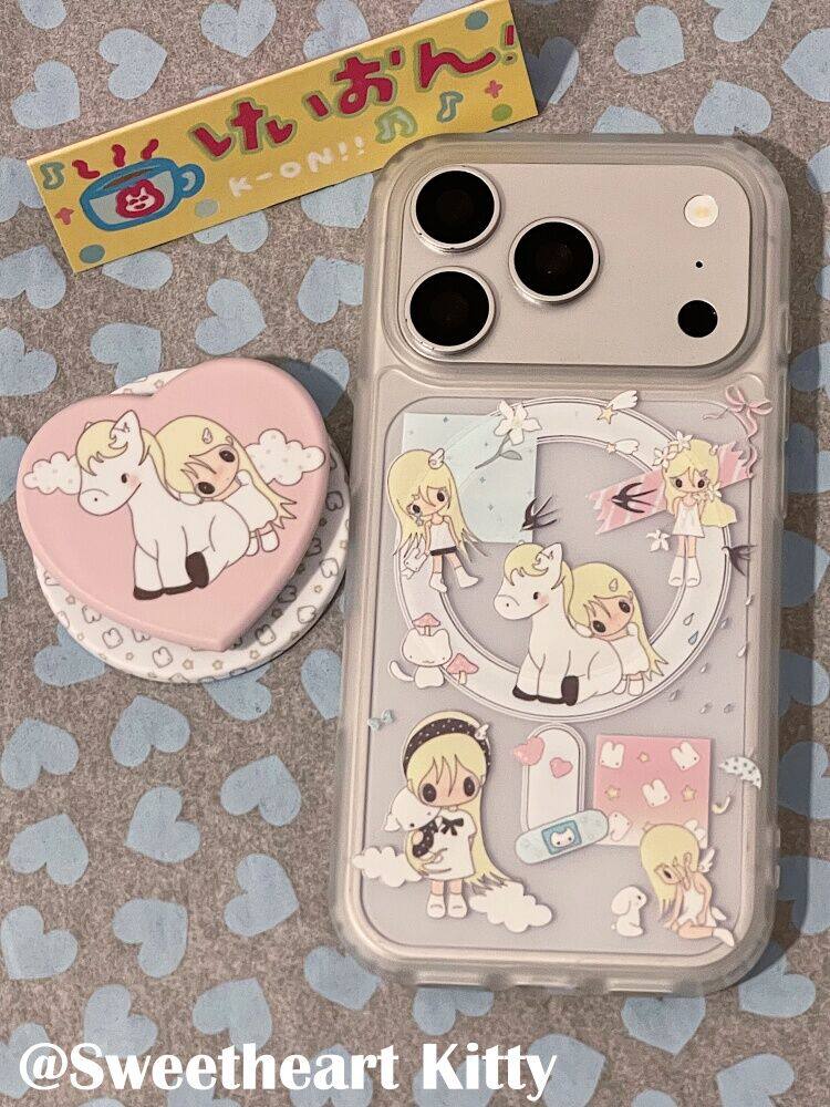 西多士磁吸古早白马野有上秋适用iphone17promax苹果16手机壳15少女