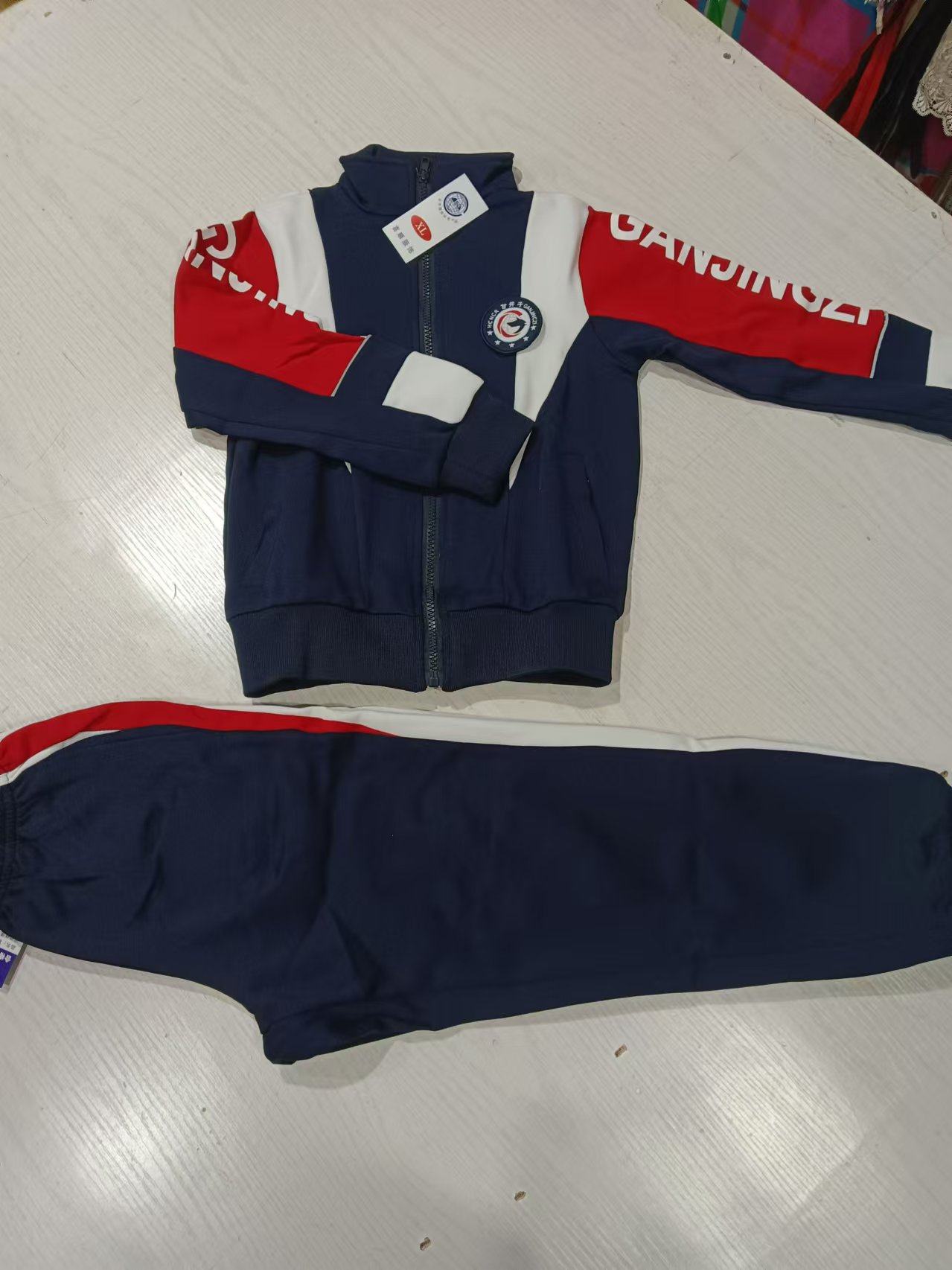 大连甘井子春季秋季校服小学生华棉涤棉校服套装裤子上衣宽松版型