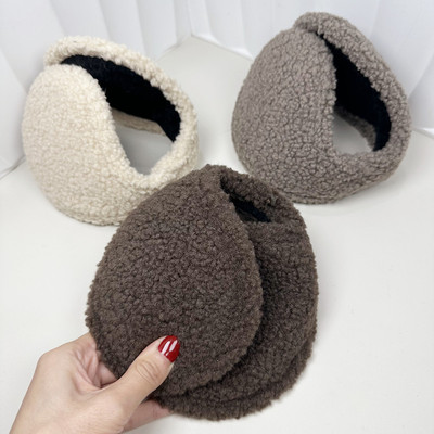 毛绒护耳朵套冬季保暖耳罩加绒