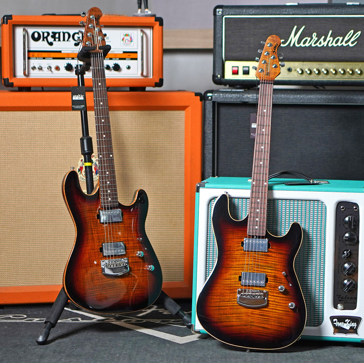【琴庐乐器】MusicMan Sabre HT美产MM 配刀系列火焰纹电吉他现货
