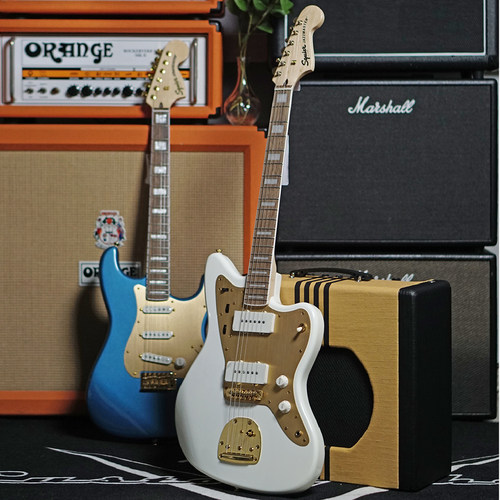 Squier40周年黄金版限量电吉他