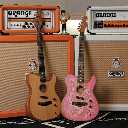 Fender美产电木两用吉他