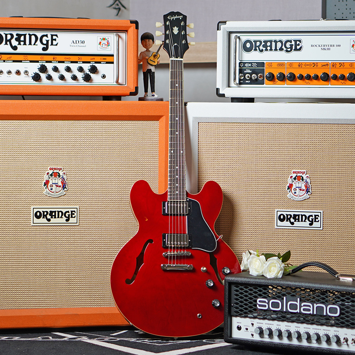 【琴庐乐器】Epiphone依霹风ES-335/339电吉他B.B.King爵士半空心