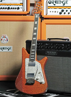 【琴庐乐器】Musicman Albert Lee Orange Crush签名款电吉他限量