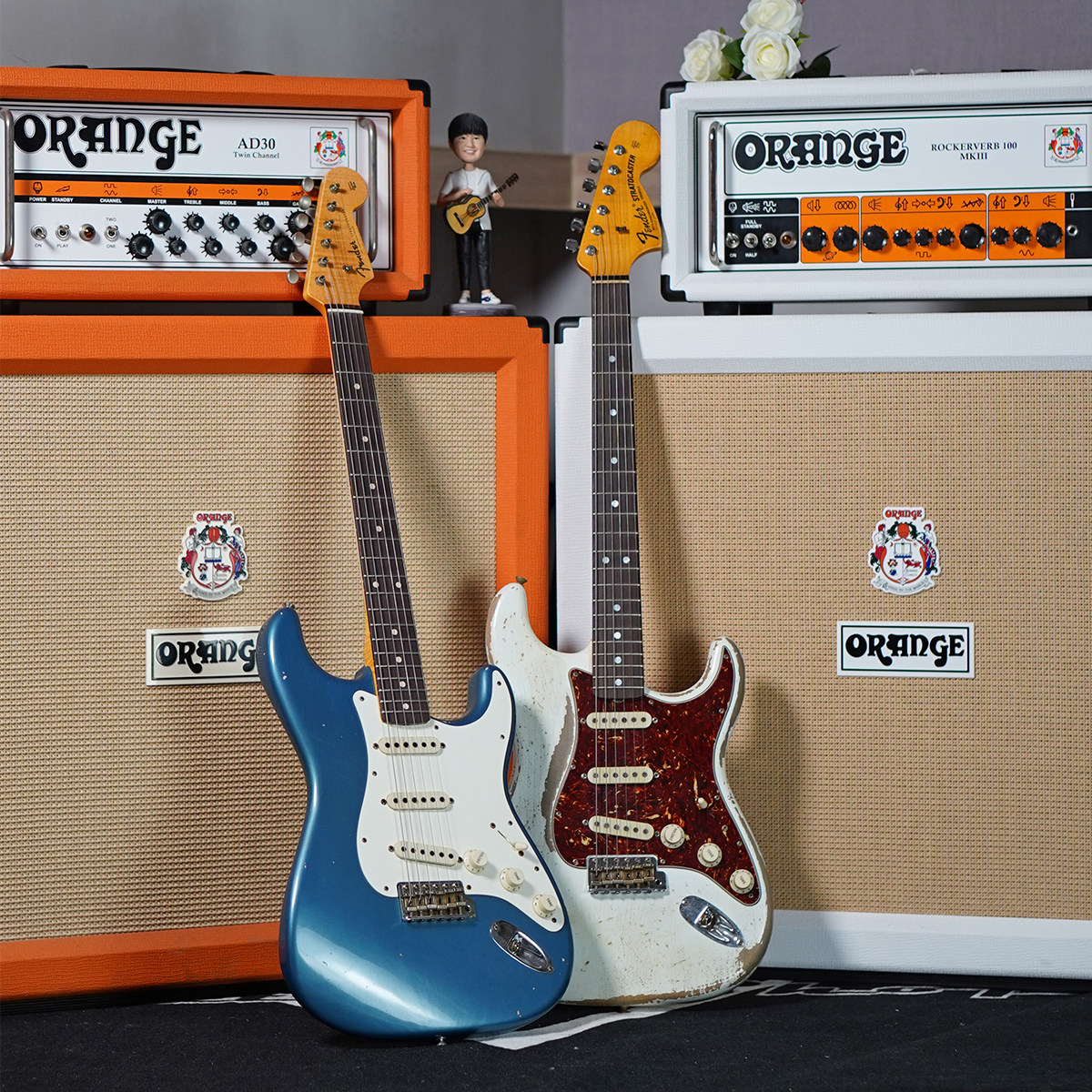 【琴庐乐器】芬达Fender Masterbuild CS/MB做旧美产电吉他现货