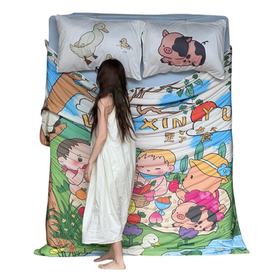 LIUXINYU | 反季特价｜超柔软A类针织棉｜薄被套装