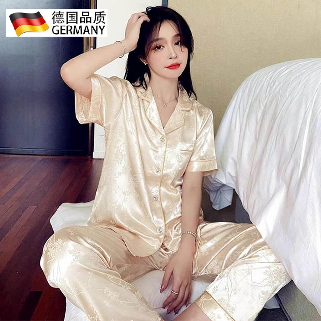 睡衣女大码夏季薄款加肥加大新款
