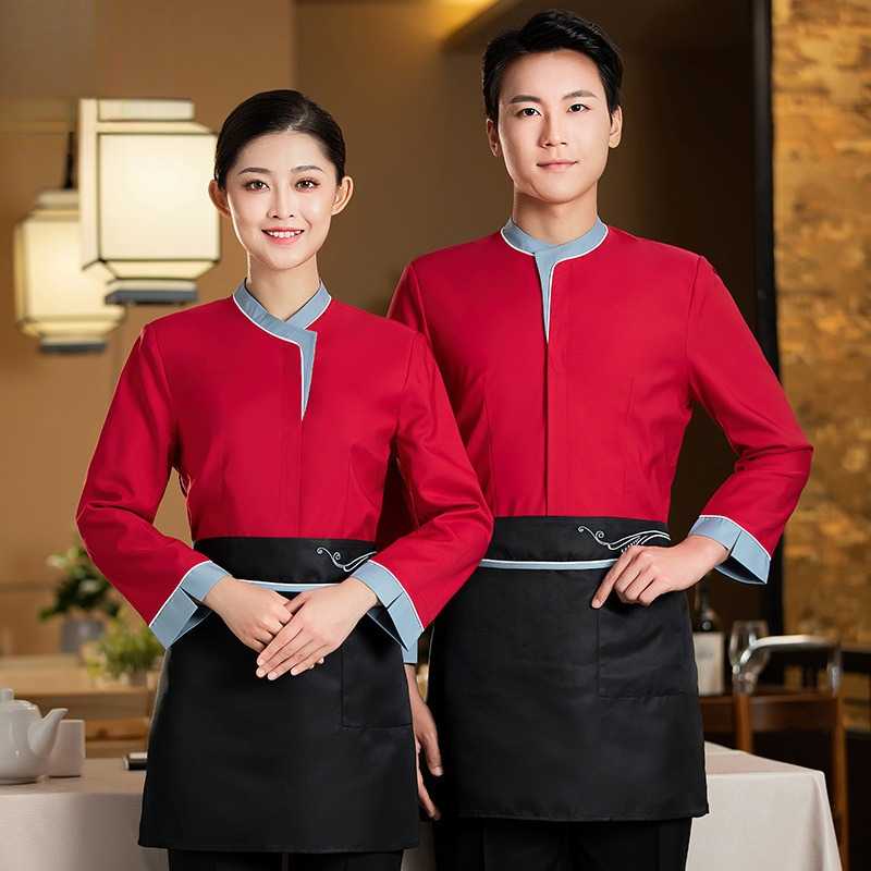 服务员工作服女新中式餐饮会所