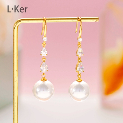 珠光宝气经典百搭设计感耳坠