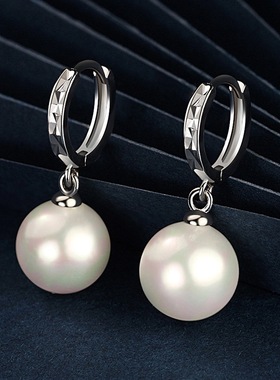 【白月光】2025经典爆款小灯泡珍珠耳扣简约时尚女士百搭耳环1777