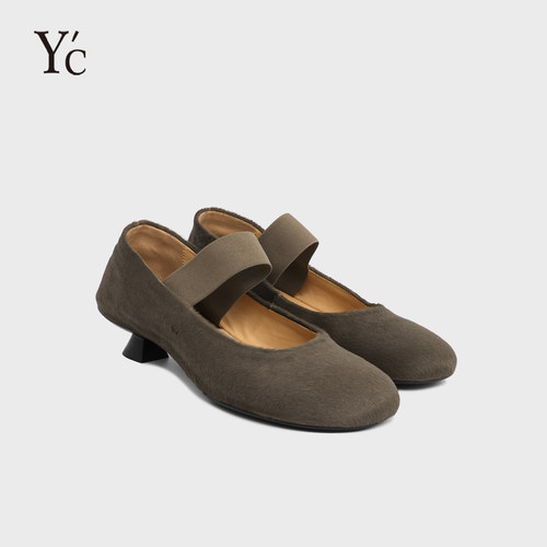 YC法式温柔圆头玛丽珍芭蕾鞋