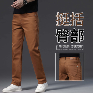 弹力新款 BIRD男装 加厚牛仔裤 时尚 保暖 SEVEN 男直筒高端休闲裤