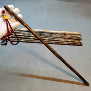 天然实心金丝竹教鞭文玩手把件神器结实耐用棕竹棒教学舞蹈指挥棍