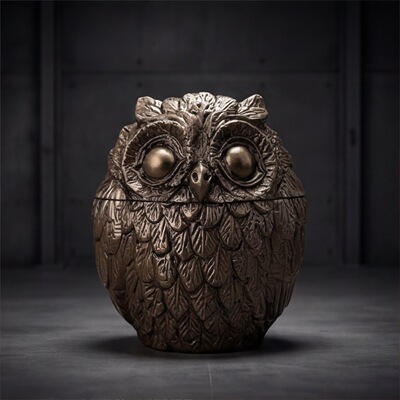 跨境磨烟器猫头鹰造型磨烟器亚马逊热销烟具烟草研磨器grinder