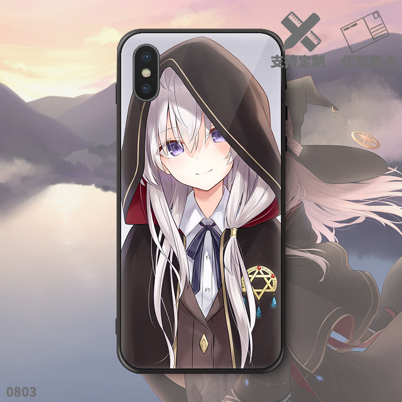 魔女之旅伊蕾娜动漫轻小说同款周边手机壳照片定制保护套留言机型