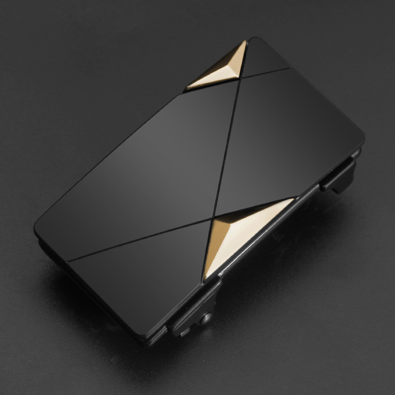 直销现货无牙自动扣头男士合金皮带头内穿腰带扣头可激光logo