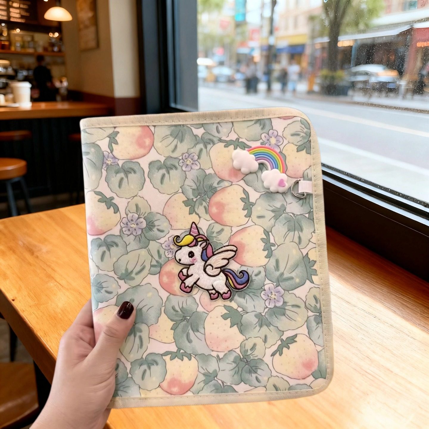 马宝宝孕妇产检包b超报告单资料孕妈妈可爱档案册孕期孕检收纳册