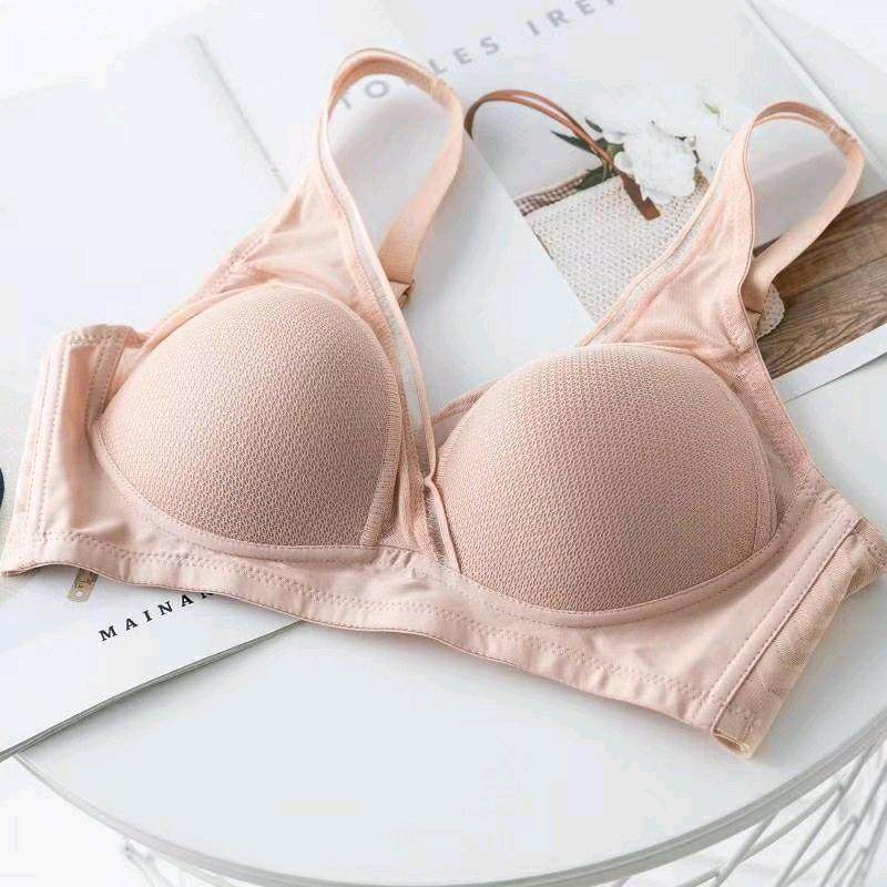 bra11106款钻石杯无钢圈3D无痕聚拢360自由文胸女胸罩