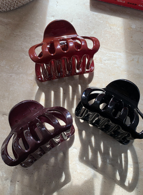 高级感南瓜抓夹大号慵懒风发饰女2025新款小清新百搭半扎发盘发