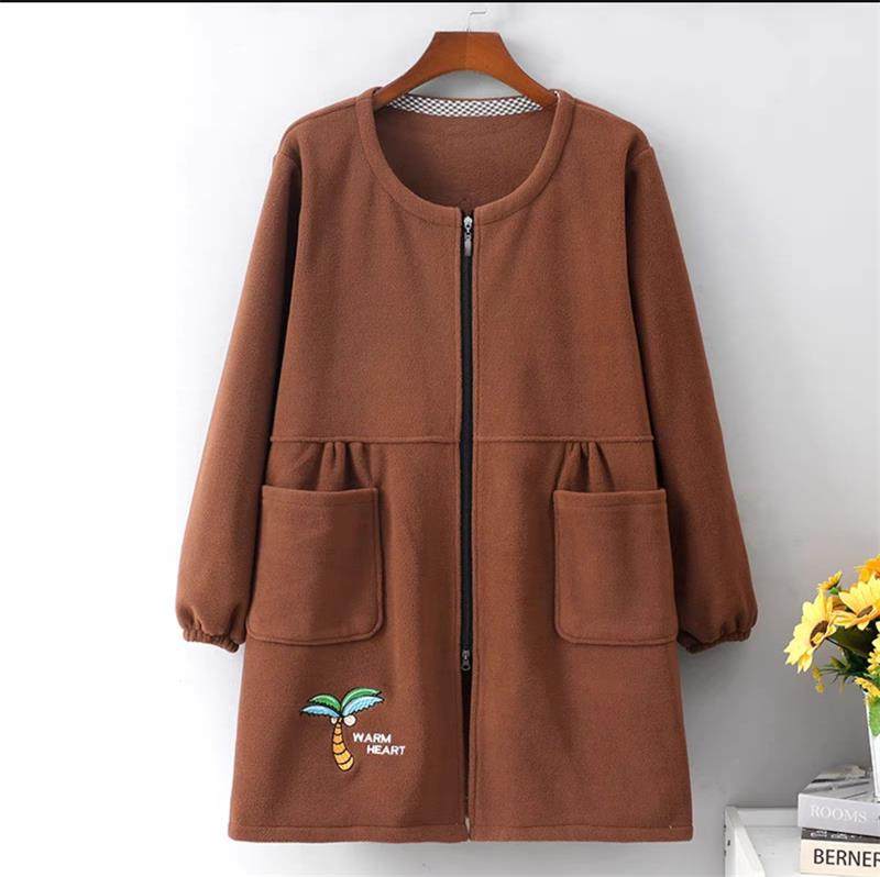 冬季加绒加厚保暖罩衣拉链长袖围裙家用外穿上班干活工作服新款,家庭/个人清洁工具,围裙,淘宝优惠券,粉丝福利购,淘宝优惠卷