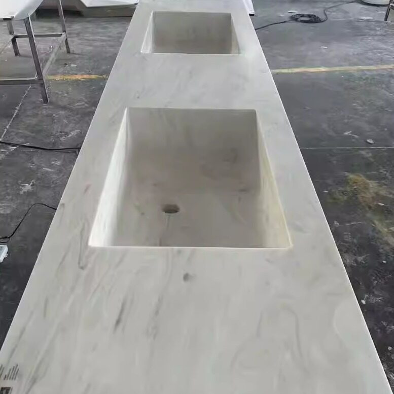 杜邦可丽耐一体洗手盆定制