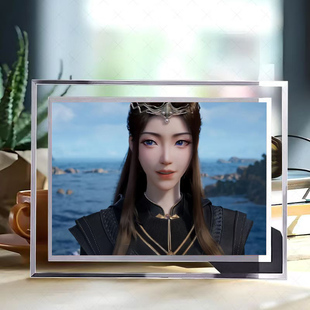 凡人修仙传水晶玻璃相框元瑶可定制桌面创意摆件二次元立牌送朋友