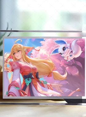 狐妖小红娘周边涂山红红水晶相框玻璃可定制桌面创意摆件二次元立