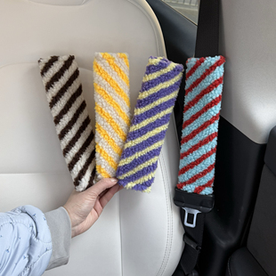 自制汽车安全带护肩套简约diy防磨衣服防勒脖保护套四季通用装饰