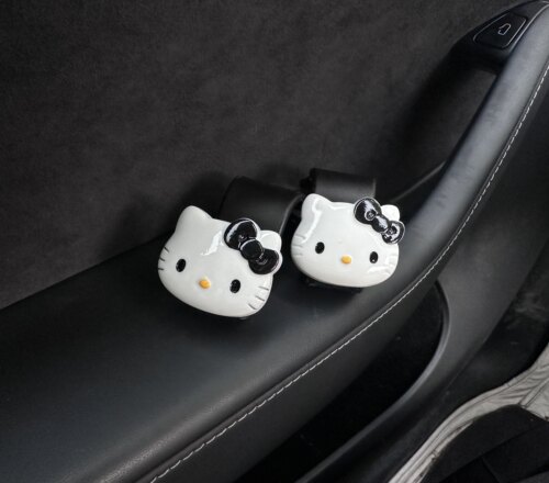 kitty汽车挂钩车载座椅背挂钩车内多功能前后排钩子卡通可爱收纳