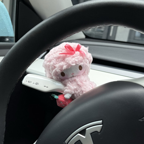 正版可爱小羊piano汽车怀挡装饰品车载雨刮器转向灯装饰新车礼物