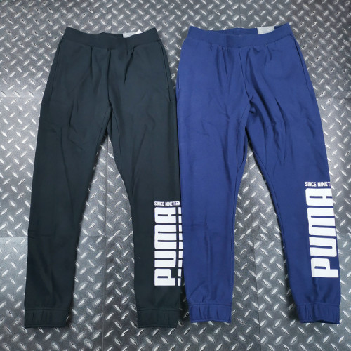 puma秋冬款加绒加厚收腿休闲长裤