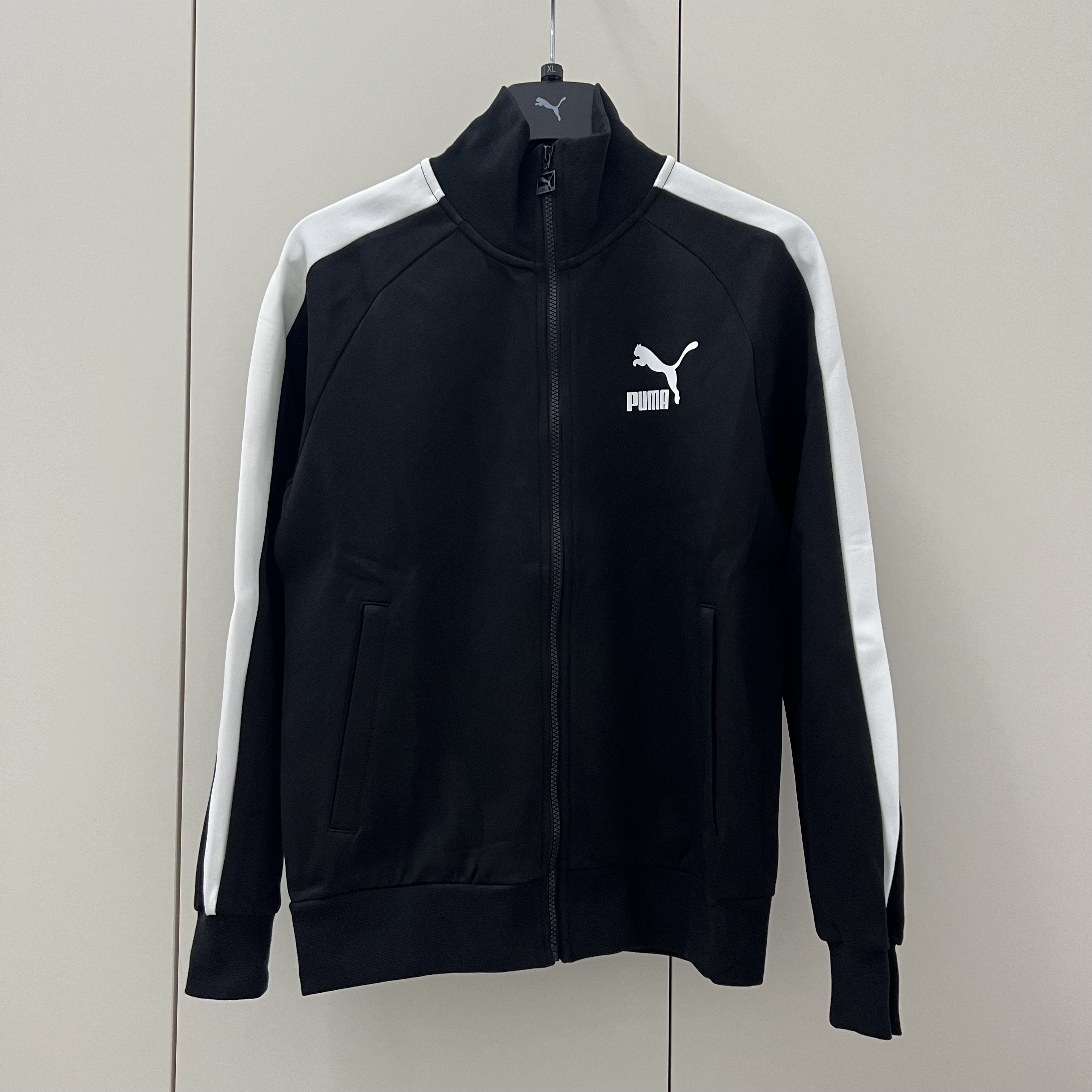 PUMA彪马专柜正品男子运动休闲防风保暖立领时尚针织外套531377