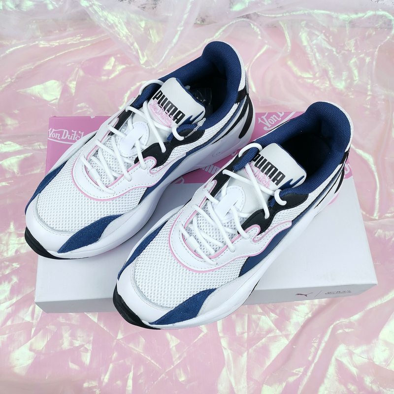 彪马织物透气撞色休闲鞋减震增高