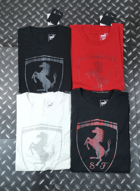 puma/彪马法拉利半袖联名款男短袖圆领宽松运动休闲575241 576081