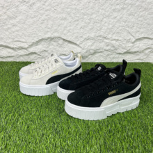 彪马Puma Mayze翻毛皮革厚底女款运动休闲增高通勤百搭板鞋380784