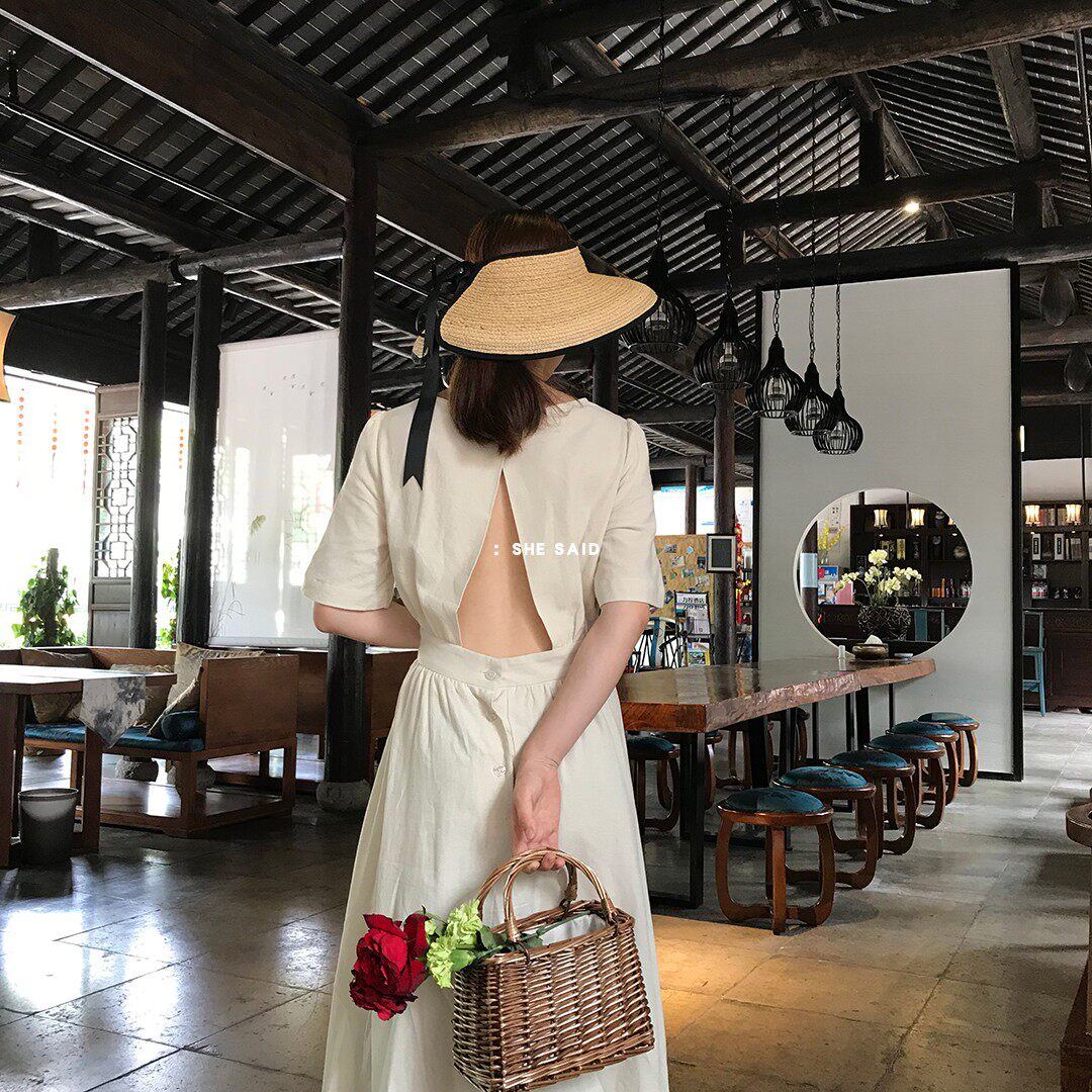 she said /[Half-price clearance ] chic Rafi Retro Western style Straw hat ins Empty top Beach hatin the Accessories/Leather belt/Hat/Muffler , Hat  category - from Buy2taobao.com to provide professional Taobao agent buy service
