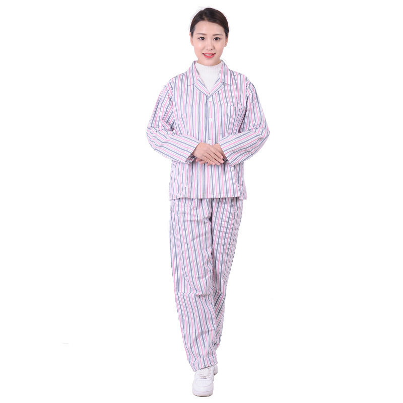 病号服纯棉分体护理套装