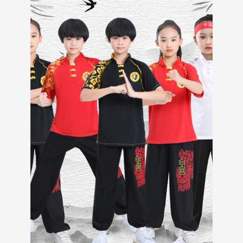 儿童武术练功服长短袖少