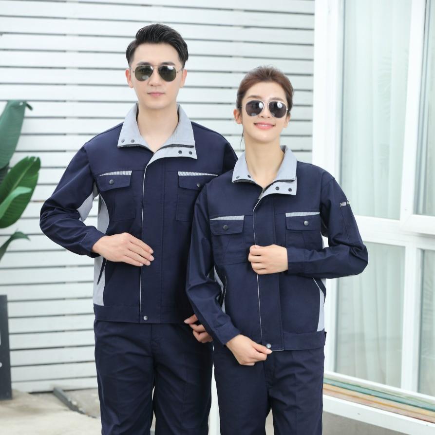 耐磨长袖男劳保服套装现货