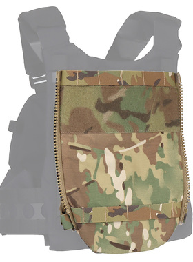 WST军迷战术YKK10拉链可拓展FCPC V5 迷彩水袋包背板消光面料户外