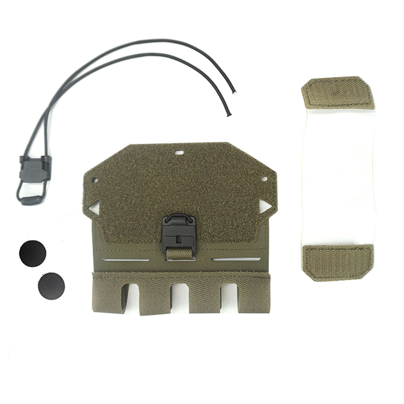 DMgear手机通用型背心挂载板胸包魔术贴包molle手机套战术迷彩包