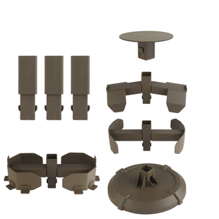 WST军迷战术背心头盔腰封装备组合展示架配件可自由DIY搭配收纳架