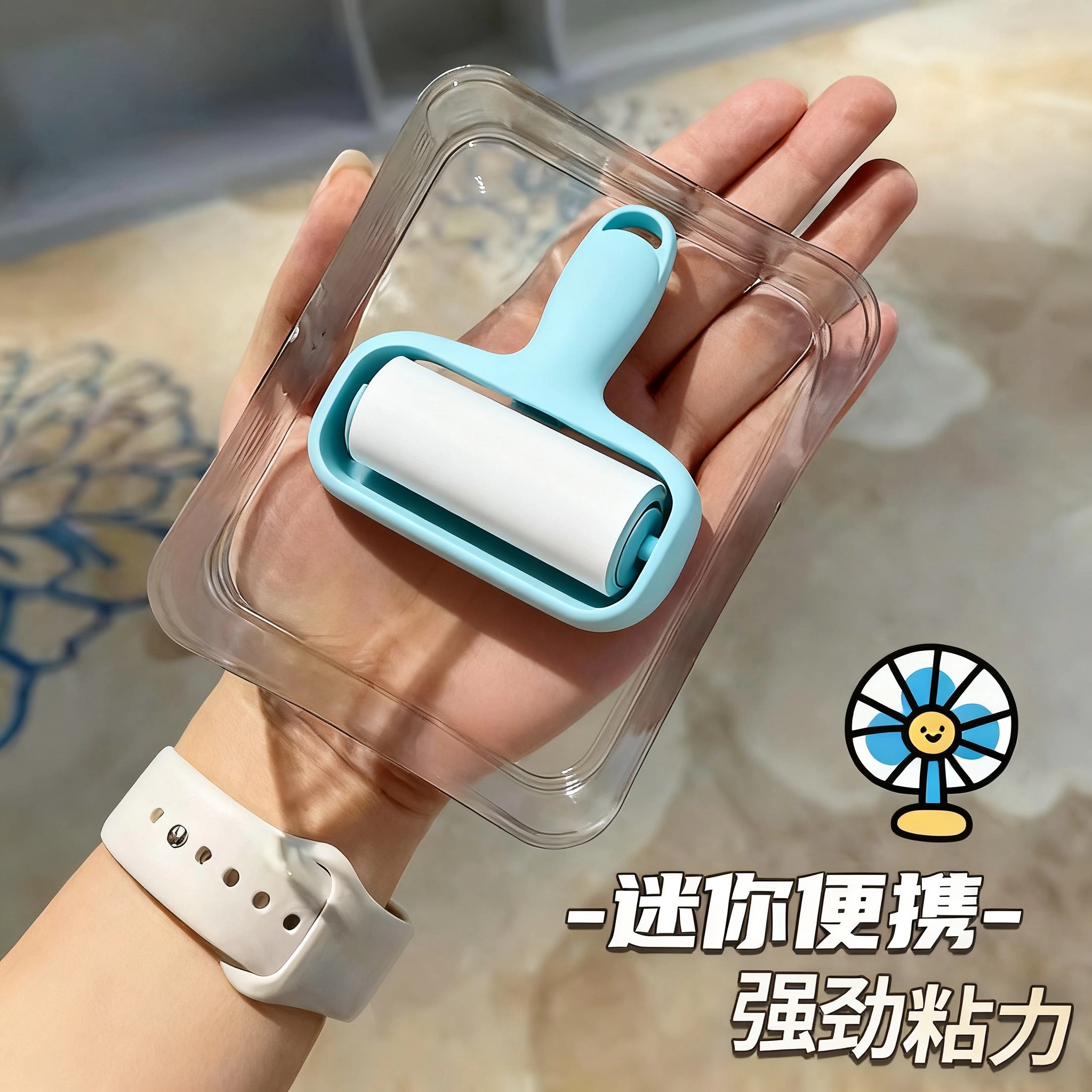 粘毛器滚筒可撕式替换卷纸滚刷