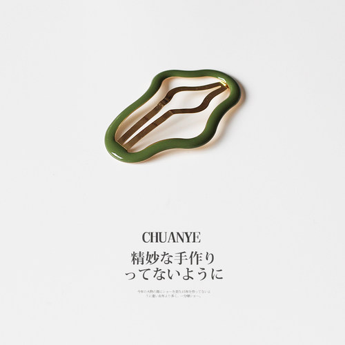 川野韩版简约时尚云朵发夹女
