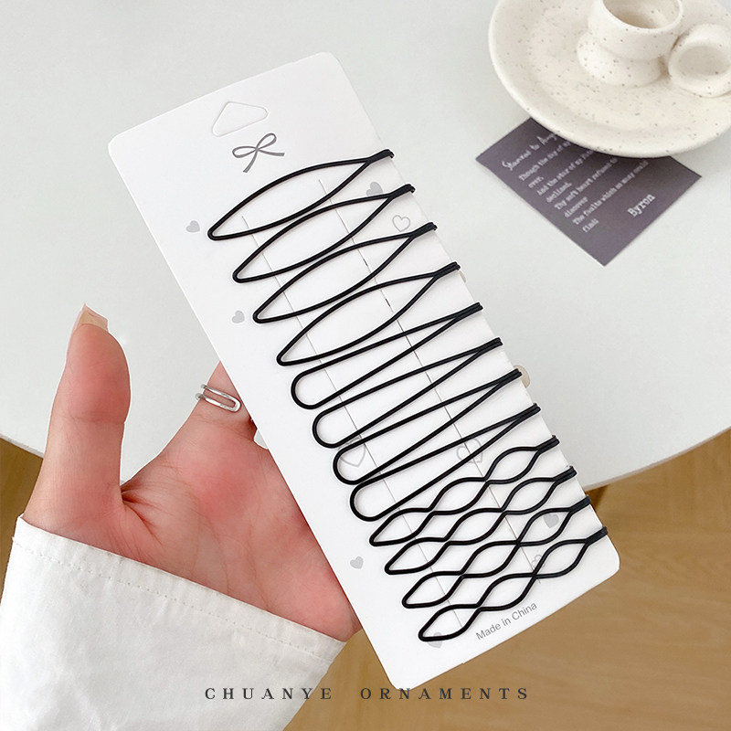 川野12件套发夹女侧边网红不伤发发卡日韩简约刘海夹碎发夹子头饰,饰品/流行首饰/时尚饰品新,发饰,淘宝优惠券,粉丝福利购,淘宝优惠卷