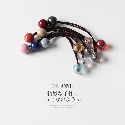 川野水晶圆球发绳2025新款