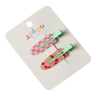 川野糖果色系无痕发夹可爱碎发夹头发小夹子发饰少女心刘海夹侧边