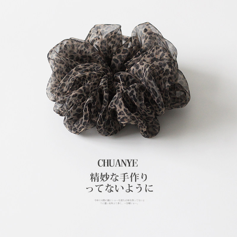 川野法式波点豹纹百搭大肠发圈个性发饰头饰高级感马尾发绳皮筋女,饰品/流行首饰/时尚饰品新,发饰,淘宝优惠券,粉丝福利购,淘宝优惠卷